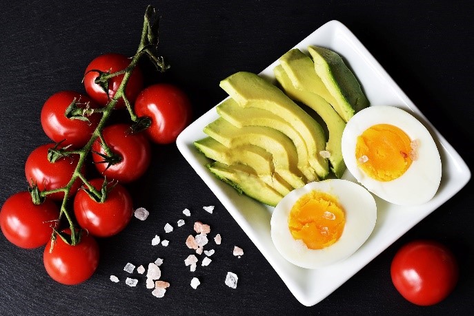 Tomatoes Egg and Avocado Photo